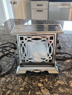 Manning Bowman Silver Electric Toaster - Circa 1920s